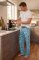 Little Blue House by Hatley Men's Ski Holiday Jersey Pajama Pants in Blue