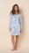 The Cat's Pajamas Women's Savannah Soirée Pima Knit Cotton Long Sleeve Sleepshirt