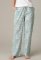 Mahogany Women's Soleil Blue Cotton Pajama Pant in a Bag
