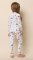The Cat's Pajamas Kids A Merry Little Stroll Pima Knit Cotton Pullover Pajama Set