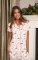 The Cat's Pajamas Women's A Merry Little Stroll Pima Knit Cotton Capri Pajama Set