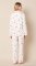 The Cat's Pajamas Women's A Merry Little Stroll Flannel Classic Pajama Set