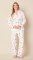 The Cat's Pajamas Women's A Merry Little Stroll Flannel Classic Pajama Set