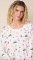 The Cat's Pajamas Women's A Merry Little Stroll Pima Knit Cotton Pullover Set