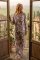 The Lazy Poet Women's Emma Tapestry Blue Classic Linen Pajama Set
