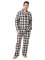 The Cat's Pajamas Men's Denmark Pima Flannel Classic Pajama Set