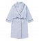The Cat's Pajamas Women's Classic Lavender Luxe Pima Shawl Collar  Robe