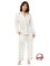 The Cat's Pajamas Women's Classic White Luxe Pima Pajama Set