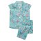 The Cat's Pajamas Women's Day Tripper Luxe Pima Capri Pajama Set