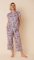 The Cat's Pajamas Women's Gia Luxe Pima Capri Pajama Set