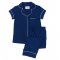 The Cat's Pajamas Women's Marine Blue Pima Knit Capri Pajama Set