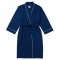 The Cat's Pajamas Women's Marine Blue Pima Knit Kimono  Robe
