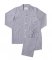 The Cat's Pajamas Men's Grey East Side Luxe Pima Classic Pajama Set