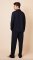 The Cat's Pajamas Men's Classic Pima Knit Pajama Set in Black