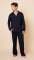 The Cat's Pajamas Men's Classic Pima Knit Pajama Set in Black