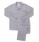 The Cat's Pajamas Men's Grey West Side Luxe Pima Classic Pajama Set