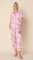 The Cat's Pajamas Women's Palm Grove Pima Knit Cotton Capri Set