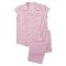 The Cat's Pajamas Women's Classic Gingham Luxe Pima Capri Pajama Set in Pink