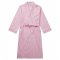 The Cat's Pajamas Women's Classic Gingham Luxe Pima Robe in Pink