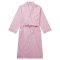 The Cat's Pajamas Women's Classic Gingham Luxe Pima Shawl Collar Robe in Pink