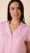 The Cat's Pajamas Women's Pink Moment Pima Knit Cotton Capri Pajama Set