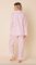 The Cat's Pajamas Women's Classic Stripe Luxe Pima Pajama Set in Pink