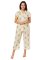 The Cat's Pajamas Women's Queen Bee Luxe Pima Capri Pajama Set in Honey