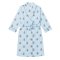 The Cat's Pajamas Women's Queen Bee Luxe Pima Shawl Collar Robe in Blue