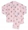 The Cat's Pajamas Women's Queen Bee Flannel Classic Pajama Set in Pink