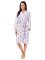 The Cat's Pajamas Women's Queen Bee Pima Knit Kimono Robe in Lavender