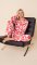 The Cat's Pajamas Women's Chrysantheme Pima Knit Classic Pajama Set in Red