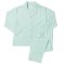 The Cat's Pajamas Women's Seersucker Stripe Cotton Classic Pajama Set in Mint