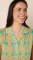 The Cat's Pajamas Women's Selene Voile Cotton Capri Pajama Set