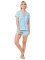 The Cat's Pajamas Women's Skye Pima Knit Short Set