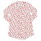 The Cat's Pajamas Women's Red Sprinkle Dots Pima Knit Classic Nightshirt