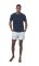 The Lazy Poet Men's Ben Seahorses & Friends Lila Cotton Sleep Short