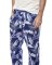 The Lazy Poet Men's Drew Blue Plume Cotton Pajama Pant