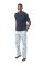 The Lazy Poet Men's Drew Seahorses & Friends Lila Cotton Pajama Pant