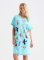 Little Blue House by Hatley Tweetist Thing Cotton Sleepshirt in Aqua