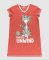 Lazy One Time To Unwind V-Neck Cotton Nightshirt in Moab Sunset Pink