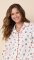 The Cat's Pajamas Women's A Very Vintage Christmas Flannel Classic Pajama Set