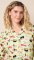 The Cat's Pajamas Women's Wasabi Sushi Flannel Classic Pajama Set in Green