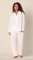 The Cat's Pajamas Women's White Classic Luxe Pima Cotton Pajama Set
