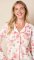 The Cat's Pajamas Women's Wing & Bloom Pima Knit Cotton Classic Pajama Set