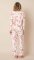 The Cat's Pajamas Women's Wing & Bloom Pima Knit Cotton Simple Set