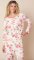 The Cat's Pajamas Women's Wing & Bloom Pima Knit Cotton Simple Set