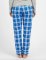 Boxercraft Women's Royal/Silver Plaid Flannel Cuffed Pajama Pant
