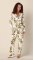 The Cat's Pajamas Women's Woodside Pima Knit Cotton Classic Pajama Set