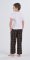 Boxercraft Kids Black/Orange Plaid Poly Flannel Lounge Pant