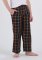 Boxercraft Kids Black/Orange Plaid Poly Flannel Lounge Pant